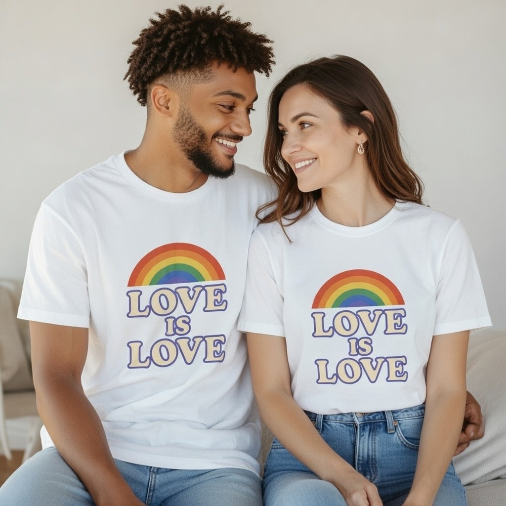 Love Is Love – Matching Couple T-Shirt