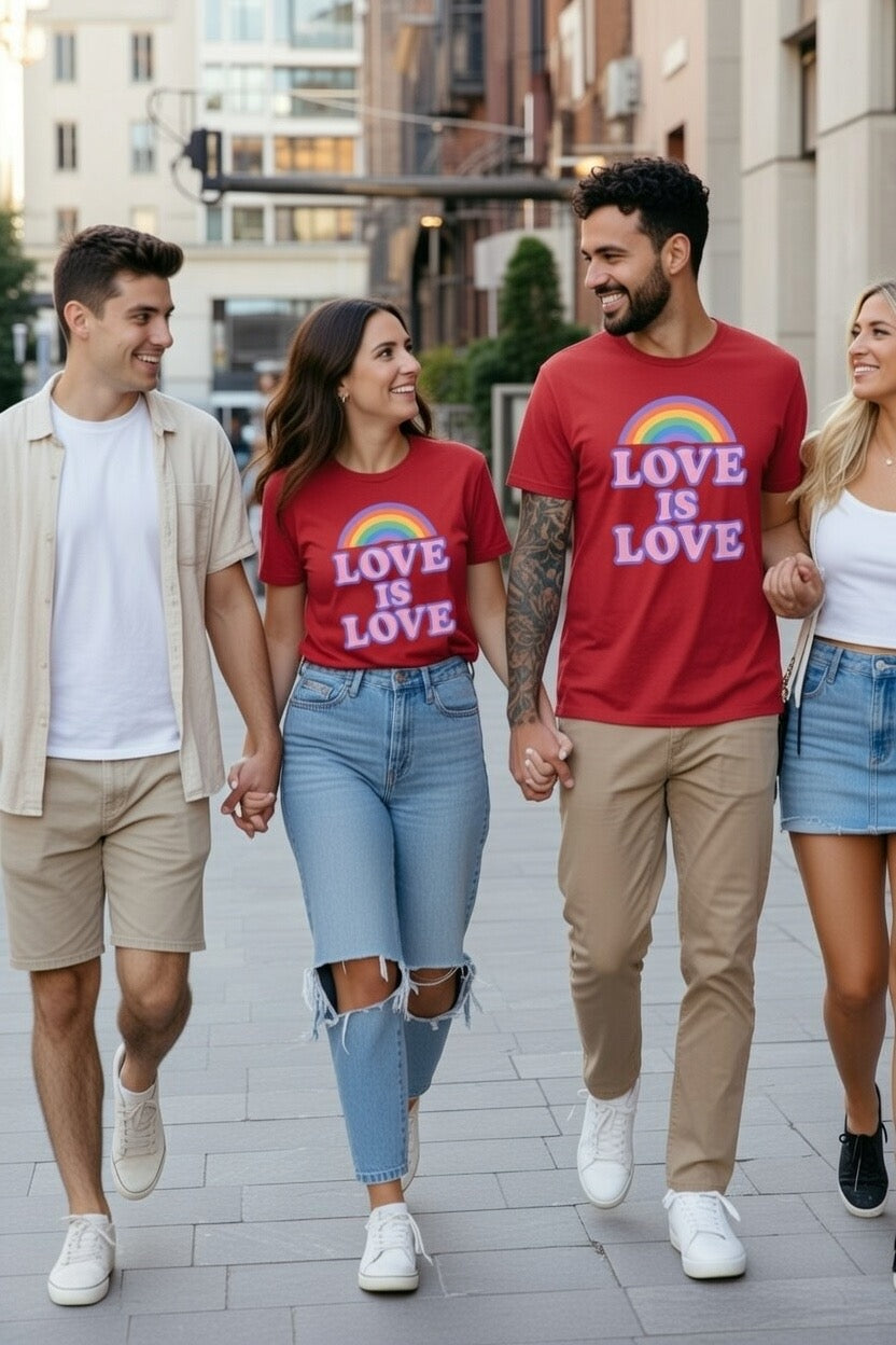 Love Is Love – Matching Couple T-Shirt