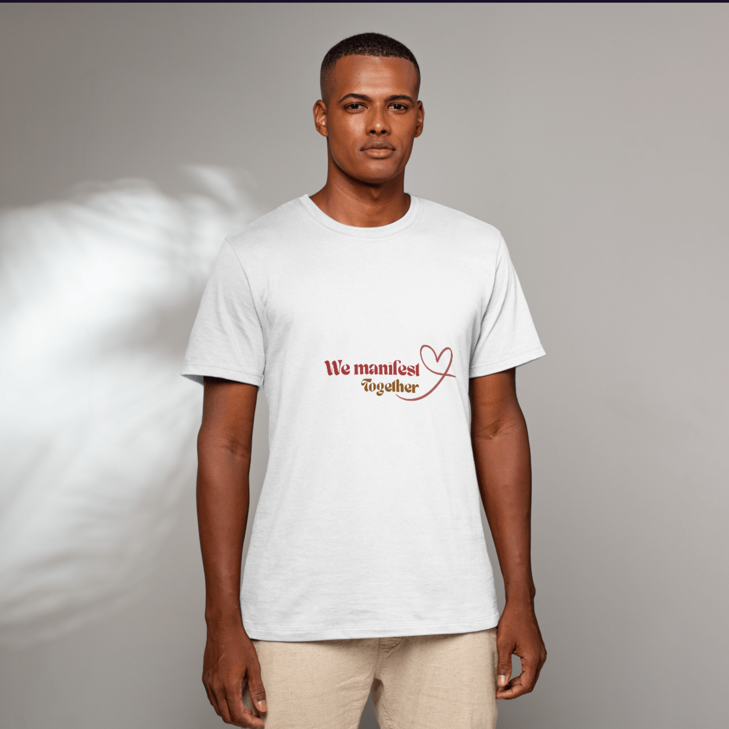 We Manifest Together – Matching Couple T-Shirt