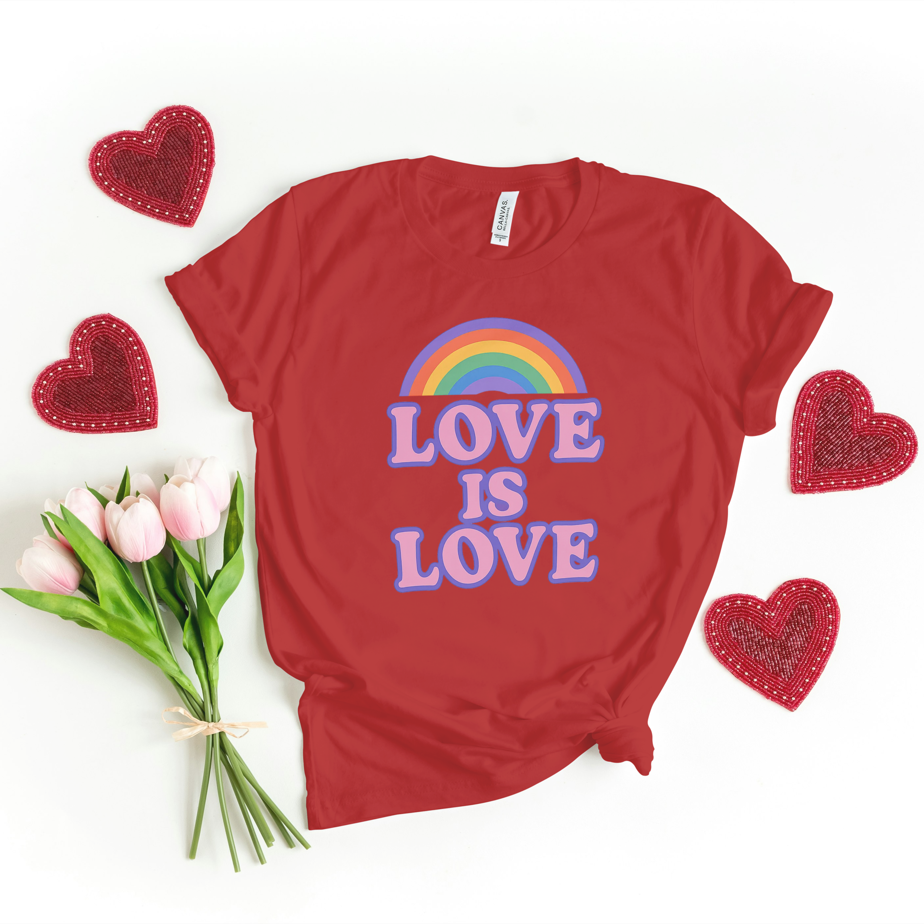 Love Is Love – Matching Couple T-Shirt